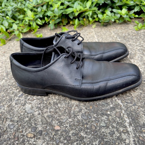 Ecco Shoes Ecco Mens 42 Edinburgh Perforated Leather Oxford